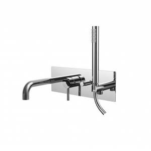 Смеситель встраиваемый для ванны Paffoni Light с душевым гарнитуром